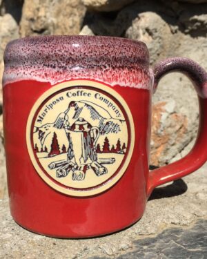 Hand crafted Mug- Red
