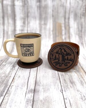 Engraved Beverage Coasters (6 Set)